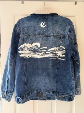 Revolt Jeans: Tubbo Moment “By the Sea” Denim Jacket Limited Edition